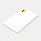 Post-it® Silhouette avec croix (Incliné)