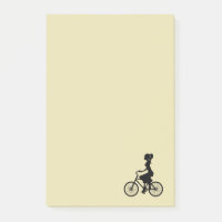 Silhouette cycliste pour fille rétro