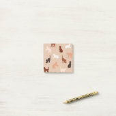 Post-it® Silhouette de chat (Sur un bureau)