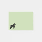 Post-it® Silhouette de cheval de trait (Devant)
