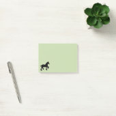 Post-it® Silhouette de cheval de trait (Bureau)
