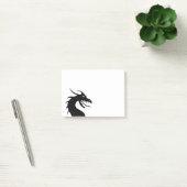 Post-it® Silhouette de dragon chinois féroce (Bureau)