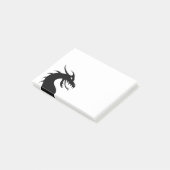 Post-it® Silhouette de dragon chinois féroce (Incliné)