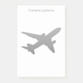 Post-it® Silhouette de jet (Devant)