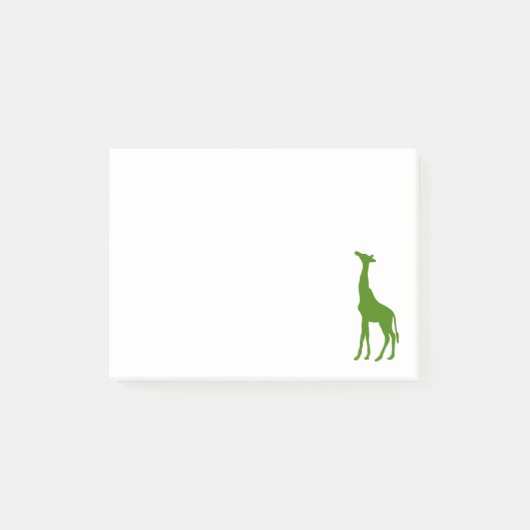 Post-it® Silhouette de la Girafe verte (Devant)