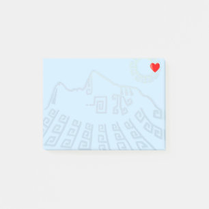 Post-it® Silhouette de la montagne Machu-Picchu