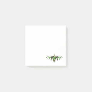 Post-it® Silhouette de l'avion de camouflage Military Jet
