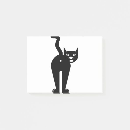 Post-it® Silhouette de Mammifère Chat Animal (Devant)