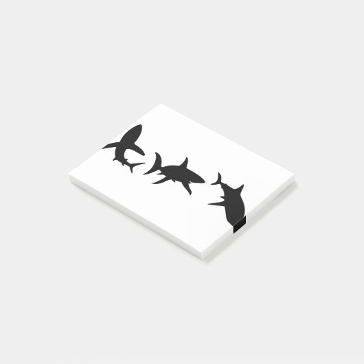 Post-it® Silhouette de requin (Incliné)