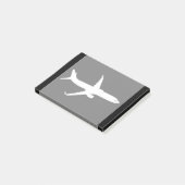 Post-it® Silhouette de revêtement de jet d'avions pilotant (Incliné)