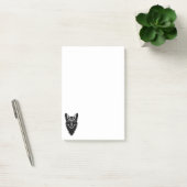 Post-it® Silhouette de visage de renard (Bureau)