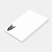 Post-it® Silhouette de visage de renard (Incliné)
