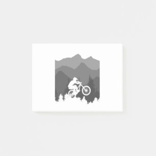 Post-it® Silhouette de VTT pour le fanatique du MTB