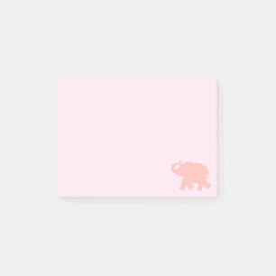Post-it® Silhouette d'éléphant rose