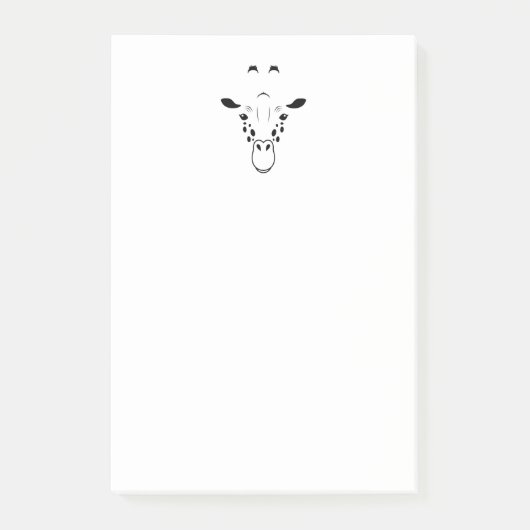 Post-it® Silhouette face Giraffe (Devant)