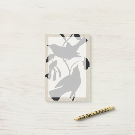 Post-it® Silhouette IV d'Audubon (Sur un bureau)