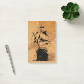 Post-it® Silhouette noire de bateau (Bureau)