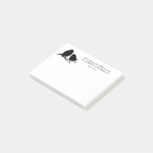 Post-it® Silhouette Petit Oiseau Mignonne Psaume Inspirant (Incliné)