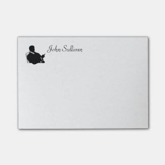 Post-it® Silhouette posée par professionnel vintage