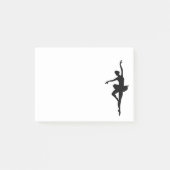 Post-it® Silhouette simple de ballerine (Devant)