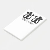 Post-it® Silhouette Tonnerre_Cove de sirène à deux queue (Incliné)