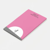 Post-it® Silhouette Zombie avec Pleine lune personnalisée (Incliné)