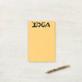 Post-it® Silhouettes de yoga (Sur un bureau)