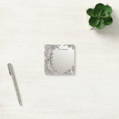 Post-it® Silver Ornate Modern Post il note (Bureau)