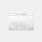 Post-it® Silver Parties scintillant Sparkle Glam tendance p (Devant)