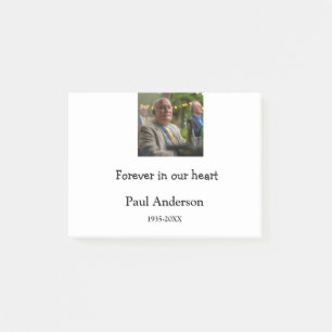 Post-it® simple Ajoutez votre photo texte souvenir commémor