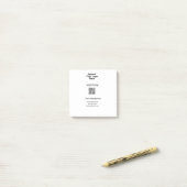 Post-it® Simple balayage minimal pour payer Ajouter un logo (Sur un bureau)