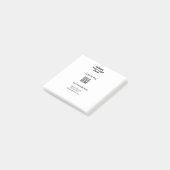 Post-it® Simple balayage minimal pour payer Ajouter un logo (Incliné)