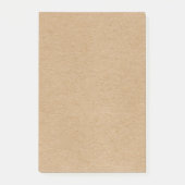 Post-it® Simple Boho Kraft Rustique (Devant)