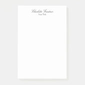 Post-it® Simple, créatif, design unique, blanc (Devant)