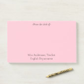 Post-it® Simple du bureau de l'enseignant (Sur un bureau)