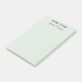 Post-it® Simple Elégant Pale Sage Green Garden Designer (Incliné)