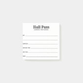 Post-it® Simple Hall Pass (Devant)