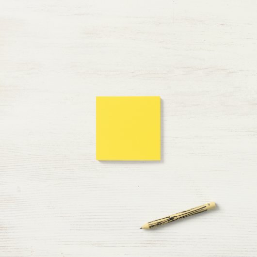 Post-it® Simple Jaune Uni (Sur un bureau)