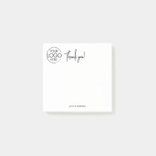 Post-it® Simple Merci de papeterie personnelle blanc