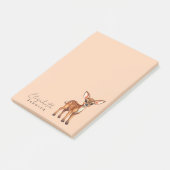 Post-it® Simple mini mignonne fille (Incliné)