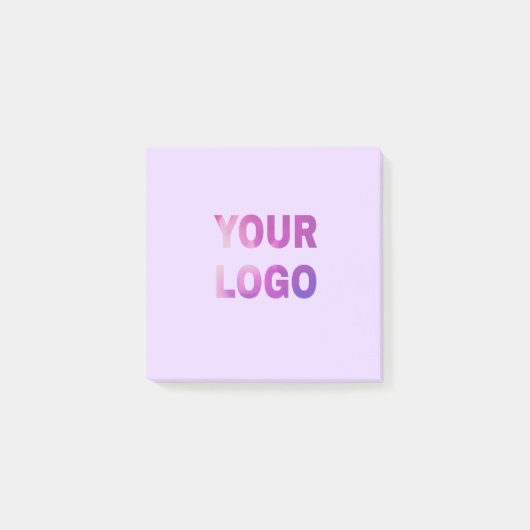 Post-it® simple minimal add your logo/design here text (Devant)