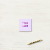 Post-it® simple minimal add your logo/design here text (Sur un bureau)