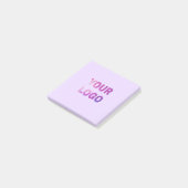 Post-it® simple minimal add your logo/design here text (Incliné)