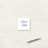 Post-it® simple minimal add your logo/design here text      (Sur un bureau)