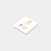 Post-it® simple minimal add your logo/design here text Q R (Incliné)