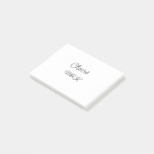 Post-it® Simple minimal ajouter nom acclamations couple nom (Incliné)