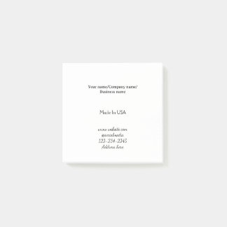 Post-it® simple minimal ajoutez votre logo/design ici entre