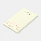 Post-it® Simple Minimal Clean Basic Pickleball  (Incliné)