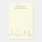 Post-it® Simple Minimal Clean Basic Pickleball  (Devant)