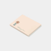 Post-it® Simple Minimal Cute Floral Moderne Tendance (Incliné)